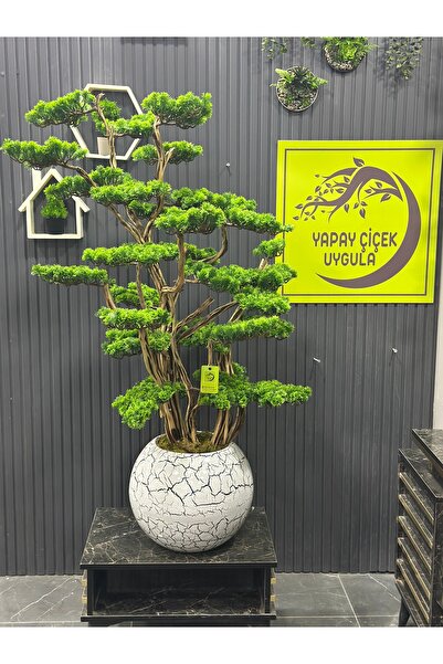 İremÇiçekçilik Yapay Çiçek Uygula 150 Cm Firmamızın Özel Tasarım Bonsai Ağaçı