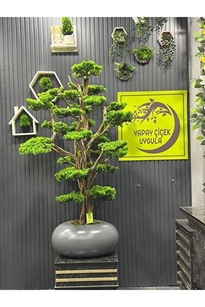 İremÇiçekçilik Yapay Çiçek Uygula 150 Cm Firmamızın Özel Tasarım Bonsai Ağaçı