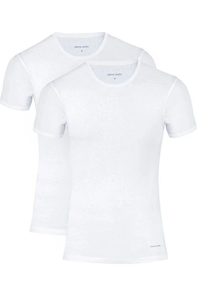 Pierre Cardin Men's Pendangu Soil with Lad Collar, 100% Cotton 2-Piece Tshirt