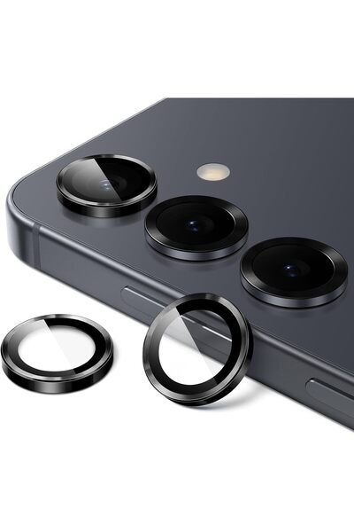 Fibaks Samsung Galaxy A16 Uyumlu Kamera Koruma Renkli Lens Koruyucu Temperli Cam Koruma