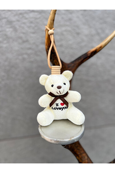 Oto Kokusu, Araç Kokusu, Premium Kavun Kokulu, I Love You Peluş Ayıcıklı, Araç Hediyelik Kalıcı Koku