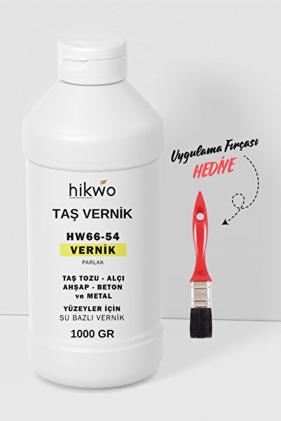 Hikwo HW-66-54 Su Bazlı Çok Amaçlı Vernik - Taş Vernik - Ahşap Verniği 1 KG