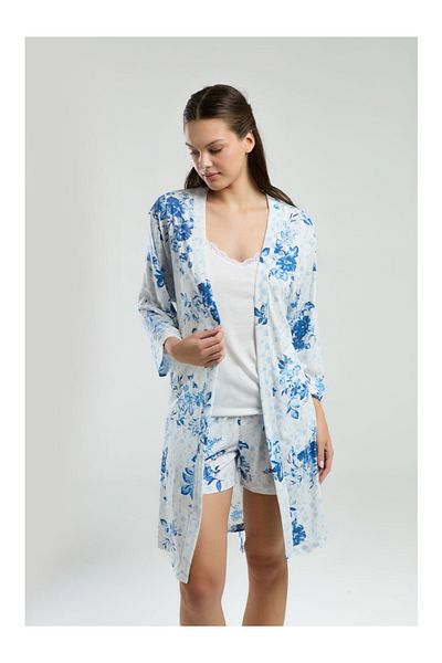 Pierre Cardin Set pijamale din țesătură din jerseu pentru femei, 3 piese, în cutie WV.1.L.0E012O