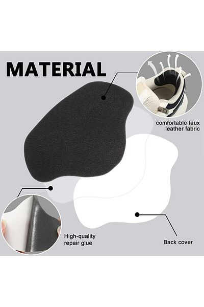 Dünya Magnet 2 Pieces Black Dideniyi Heel Patch Shoe Repair