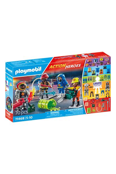 Playmobil Playmobil-CREEAZA PROPRIA FIGURINA ECHIPA DE POMPIERI