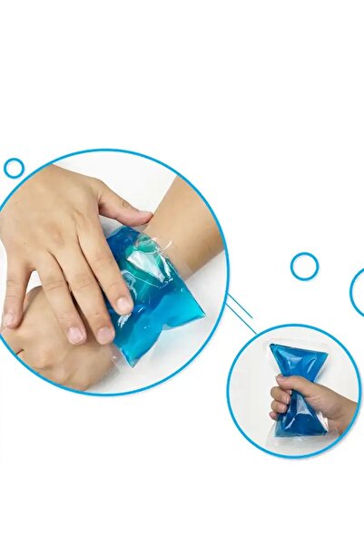 Svein 3'lü Küçük Boy Sıcak Soğuk Kompres Buz Jel Yeniden Kullanılabilir