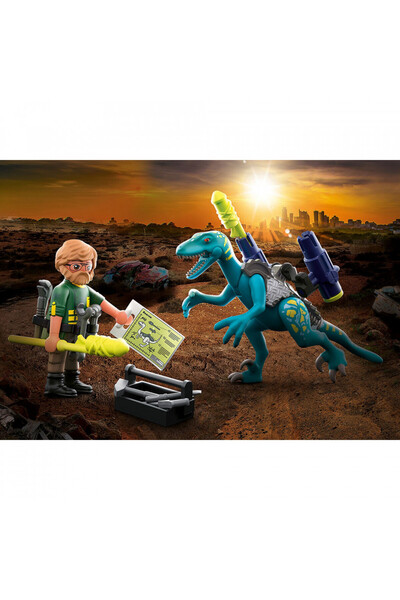 Playmobil 70629 Deinonychus: Set gata de luptă