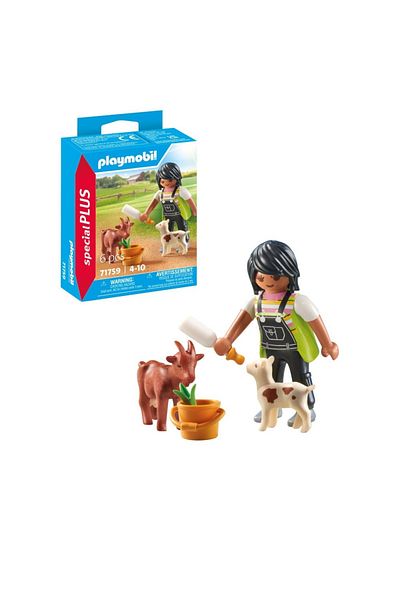 Playmobil - Figurine woman with goats