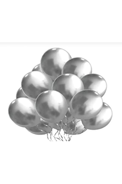 klbk طقم بالونات فضية 15 قطعة