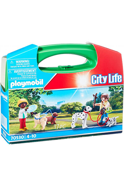 Playmobil Playmobil - Παιδικό Φορητό Σετ με Κουτάβια