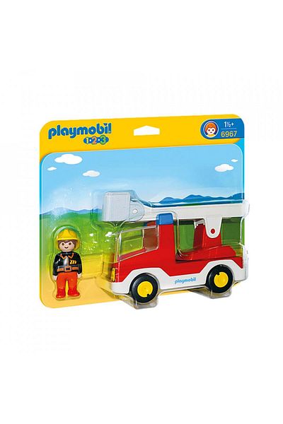 Playmobil Playmobil - 1.2.3 Camion Cu Pompier