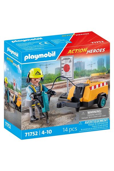 Playmobil - Worker with demolition hammer Playmobil