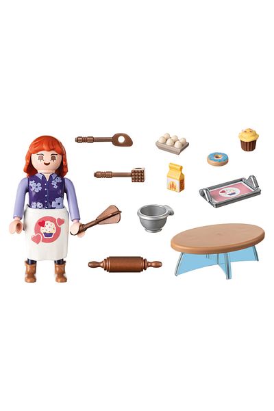 Playmobil Playmobil-FIGURINA FEMEIE PATISER