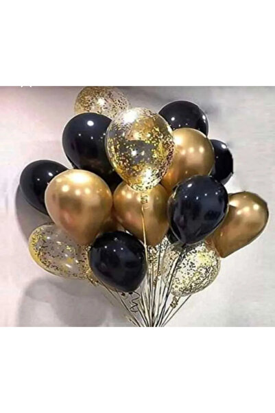 klbk طقم بالونات ذهبية بالترتر 12 قطعة