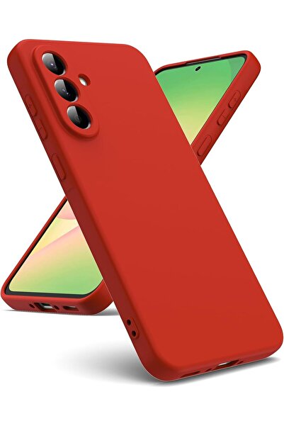 Rivor Samsung Galaxy A56 Uyumlu Kılıf Kamera Çıkıntılı İpeksi Yumuşak Dokulu ...