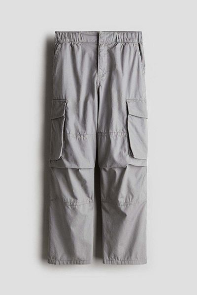 H&M Cotton canvas parachute trousers
