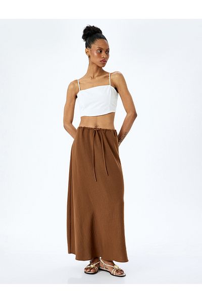 Koton White Crop Bustier For Women