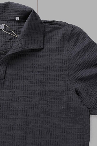 Delpino Ανδρικό βαμβακερό μπλουζάκι Polo Neck Regular Fit