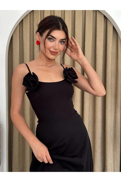 İpeksi Silky Matilda Rose Strap Dress