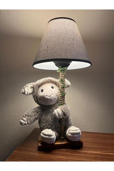 Tiny Desing Accessorıes Plush Toy Rope Lampshade (Baby & Kids Room) Kuzucuk