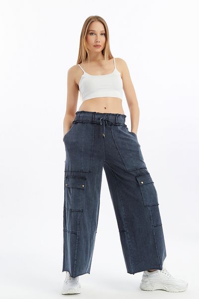 S-Ponder Women's Cargo Pants - Cotton Wide Cut