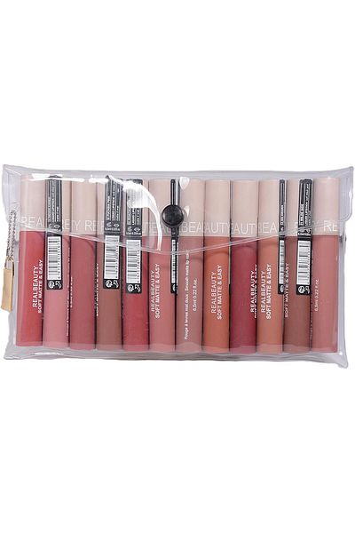 real beauty Liquid Lipstick Set - Waterproof