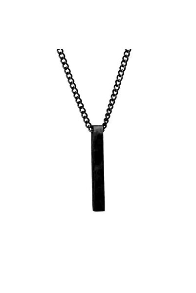 Choice قلادة متدلية بسيطة سوداء اللون على شكل شريط أمنيات فارغ للرجال والنساء...