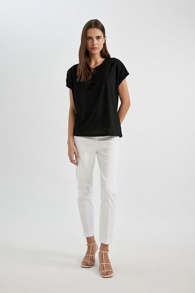 DeFacto Crew Neck Short Sleeve T-Shirt C1874ax24sp