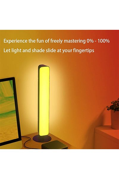 COOYA Smart LED Light Bar,with 16 hue gradient or 4 dynamic modes, Syncs With Music,for PC,TV, Room