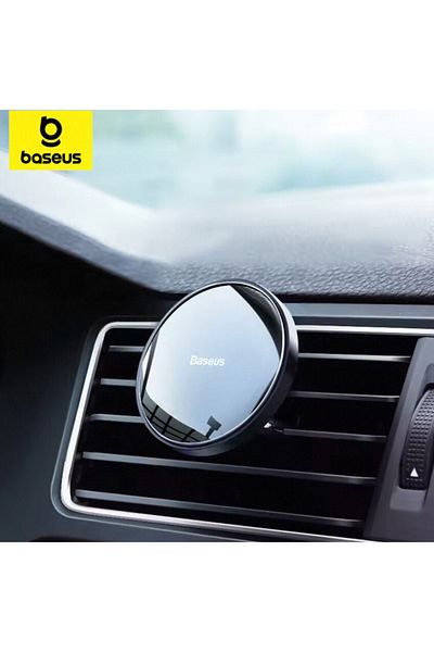 Baseus New Black Baseus Magnetic Car Phone Holder Air Vent Universal for iPhone 13 14 15 Pro Smartphone Car