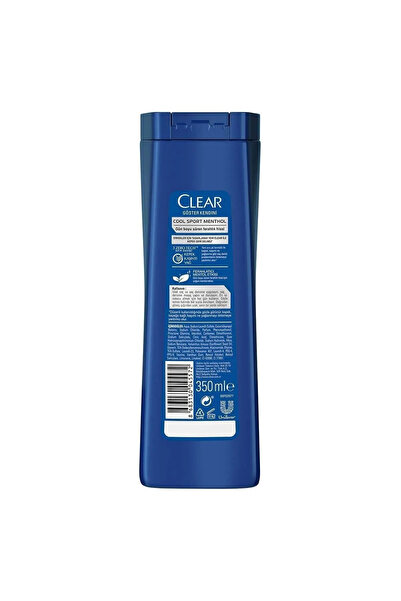 Clear Men Şampuan&Duş Jeli 350 ml. Cool (2'li)