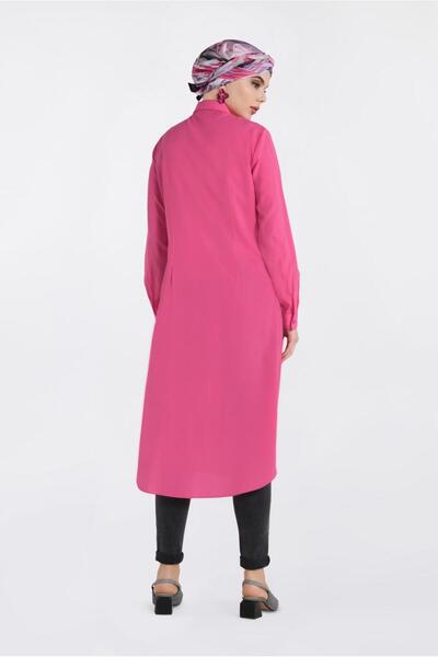 Alvina Buttoned and Pocket Detailed Tunic 4397