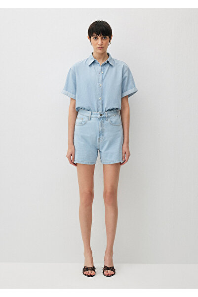 Mavi Verna 90S Ice Blue Jean Shorts 1410059 -87083