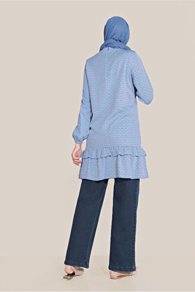 Alvina Rush Detail Ankle Elastic Tunic 40822