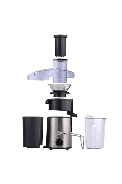 Lawazim 500w Fruit Juicer – Wide Feed Tube, Dual-speed Stainless Steel Juice Extractor