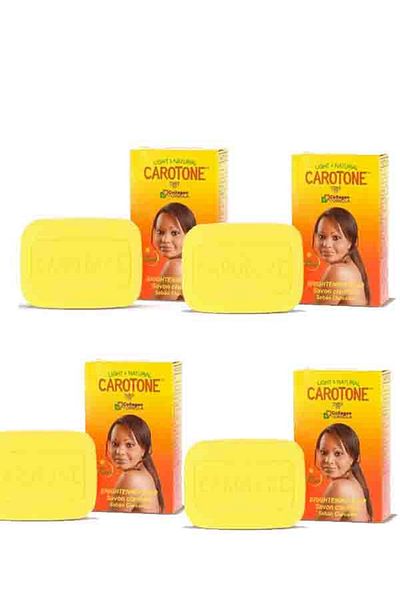 Carotone 4-piece cartoon soap for clearing and unifying the skin
