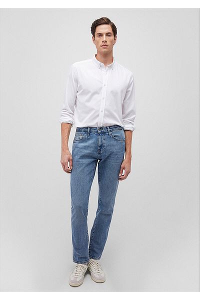 Mavi Λευκό πουκάμισο Slim Fit - 0211192 -620