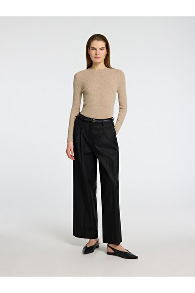 Selected Femme Stricktop Wollgemisch