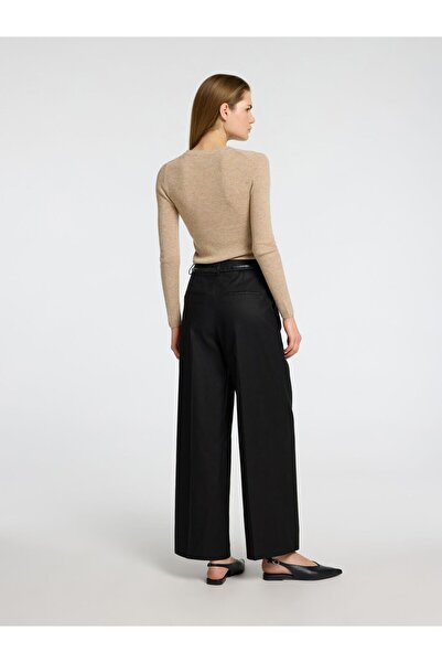 Selected Femme Stricktop Wollgemisch