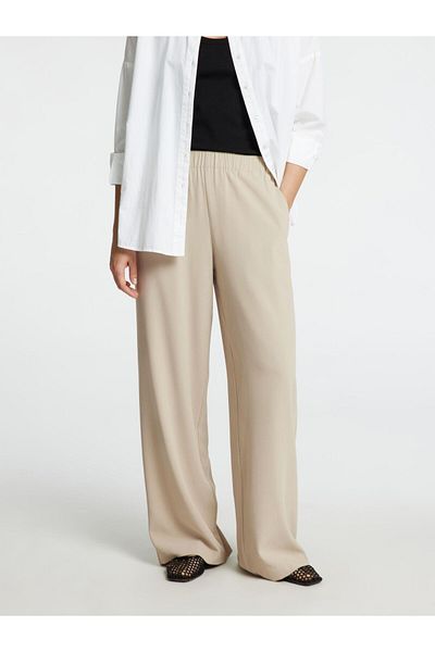 Selected Femme Hose mit weitem Bein Klassische