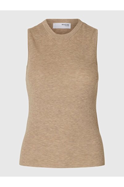 Selected Femme Stricktop Wollgemisch