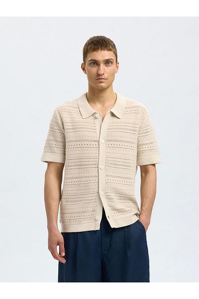 Selected Homme Kurzarmhemd Strick