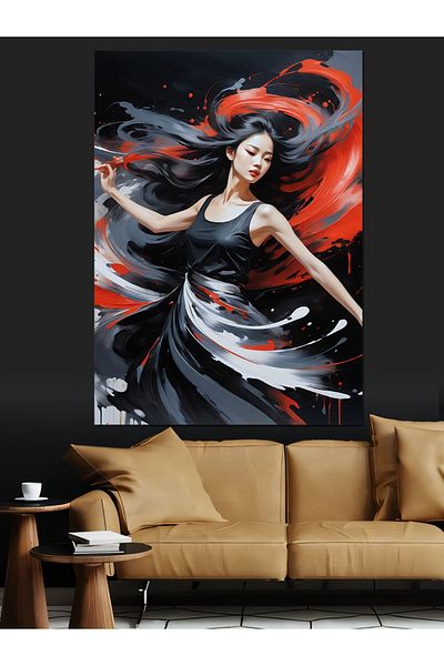 Tablomega Pânză decorativă Dancing Woman - Lemn MDF