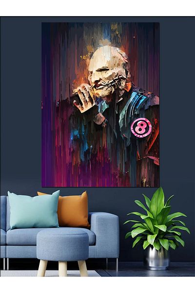 Tablomega Pânză decorativă Slipknot Corey Taylor - Lemn MDF