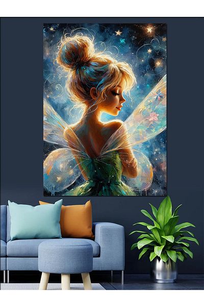 Tablomega Cute Fairy Decorative Canvas - Ξύλινο Πίνακα MDF