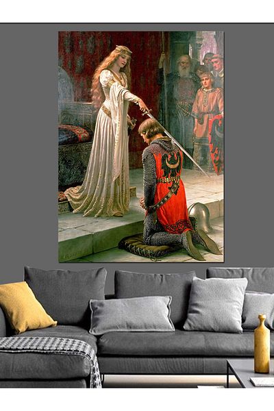 Tablomega Pânză Decorativă Knight - Lemn MDF