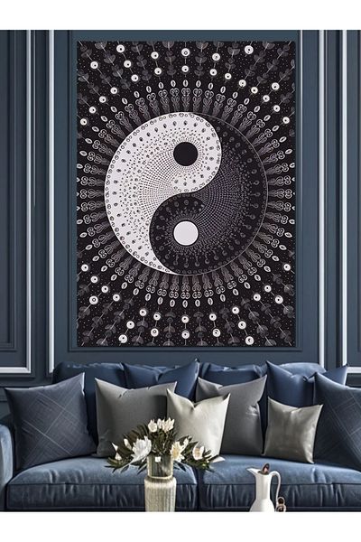 Tablomega Pânză decorativă Ying Yang Balance - Lemn MDF