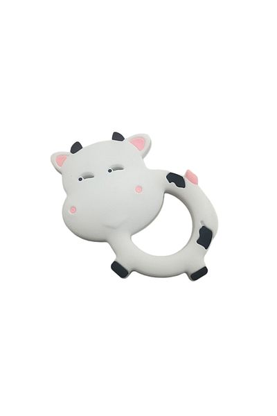 Coccorito Silicone Teething Toy, , White Cow