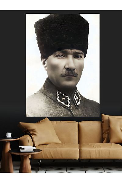 Tablomega Pânză decorativă Mustafa Kemal Atatürk - Lemn MDF