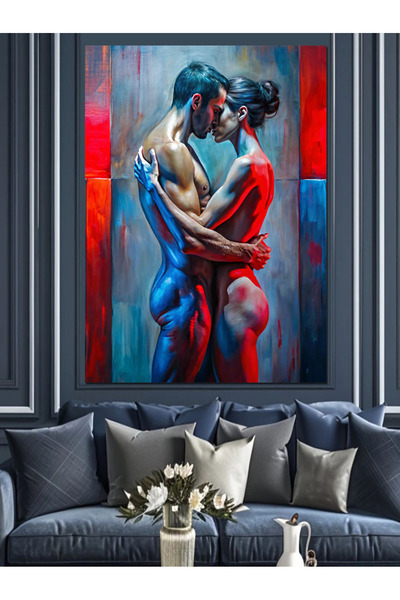 ekart Renkler Ve Aşk Dekoratif Kanvas - Mdf Ahşap Tablo